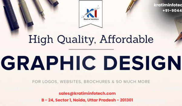 Elevate Your Brand with Creative Graphic Design Services by Kratim Infotech