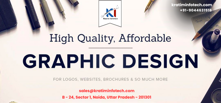 Elevate Your Brand with Creative Graphic Design Services by Kratim Infotech