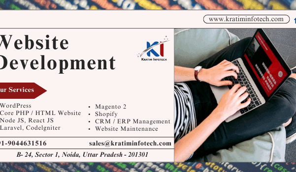 Unlock Digital Success with Kratim Infotech- Your Trusted Partner for Website Development