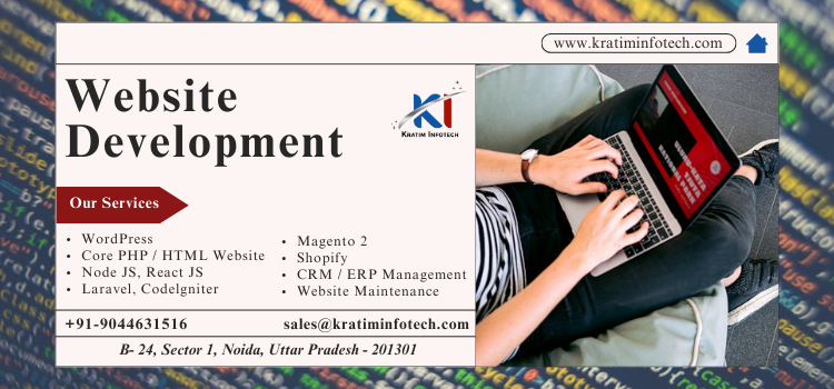Unlock Digital Success with Kratim Infotech- Your Trusted Partner for Website Development