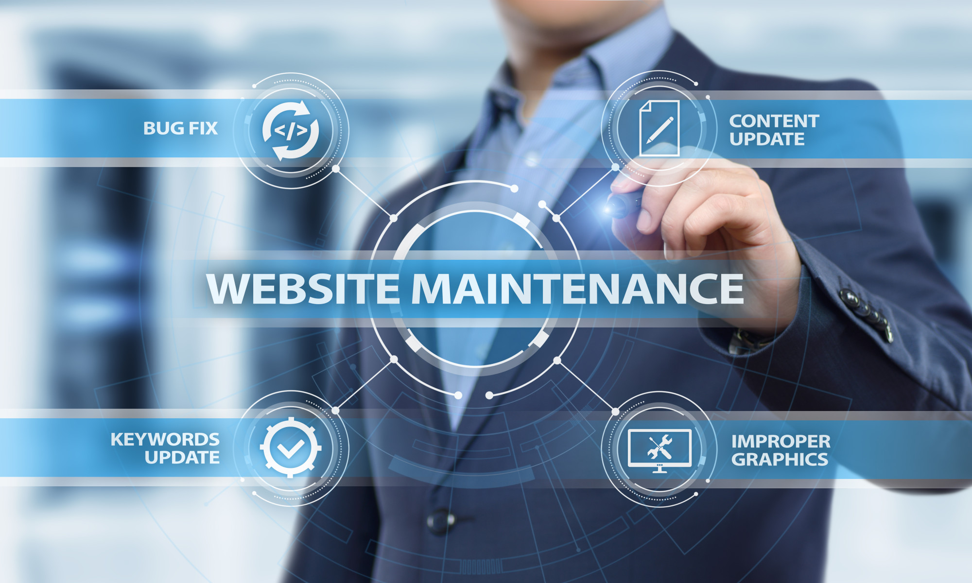 Website maintenance Business Internet Network Technology Concept Website maintenance Business Internet Network Technology Concept
